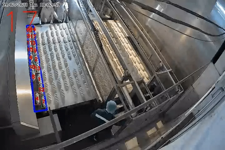 Bread recognition at industrial bread factory environment